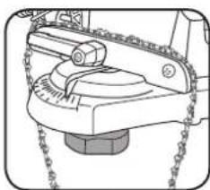 Ozito PXCCSSS-018 - Adjusting the angle of cut - 7
