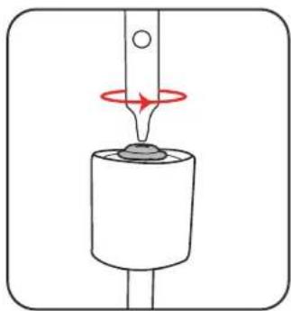 Ozito ZLRTS-012 - Locating a sanding drum - 1