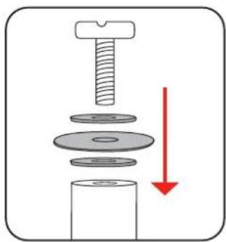 Ozito ZLRTS-012 - Locating a cutting/sanding disc - 2
