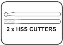 2 x HSS CUTTERS