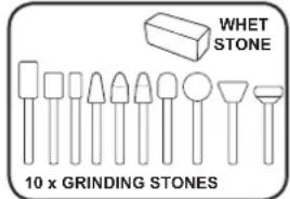 WHET STONE 10 x GRINDING STONES