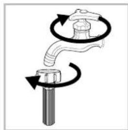 Technika T75E1200FL-2 - Washing the filter in the tap - 1