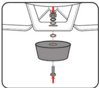 Ozito ACP-2115K - Attaching The Support Foot - 1