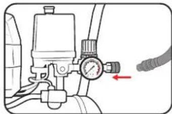 Ozito ACP-2115K - Connecting The Air Hose to the Compressor - 1