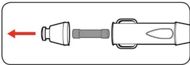 Ozito DPI-5000 - REPLACING 12V DC FUSE - 2