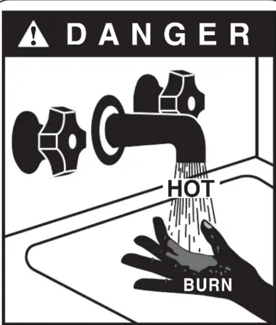 DANGER HOT BURN