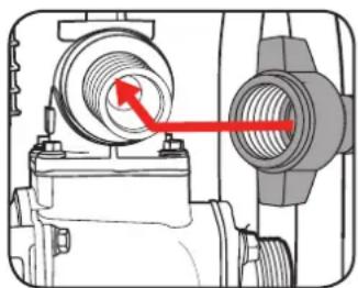 Ozito PTP-165 - Connecting the Discharge Outlet - 3