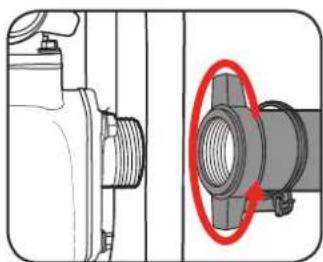 Ozito PTP-165 - Connecting the Suction Inlet - 3