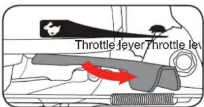 Throttle lever Throttle lever