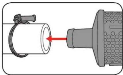 Ozito PFFP-65E - Connecting the Suction Inlet - 1