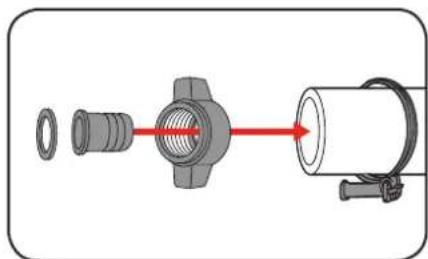 Ozito PFFP-65E - Connecting the Suction Inlet - 2