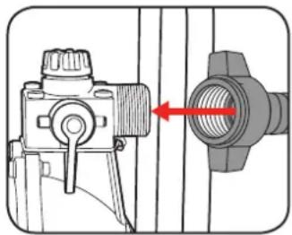 Ozito PFFP-65E - Connecting the Discharge Outlet - 3