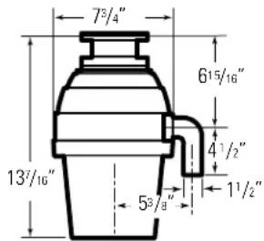 7½/4" 6½/16" 13½/16" 5½/8" 4½/2" 1½/2"