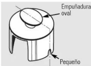 Empuñadura oval Pequeño