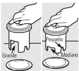Grande Pequeña Mediano