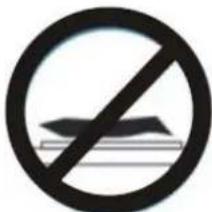 Prohibition sign with a circular circle and diagonal line, indicating no prohibition or caution
