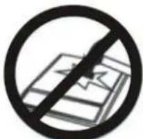 Prohibition sign with a diagonal line crossing over a document, indicating no text or symbols beyond the prohibition symbol.