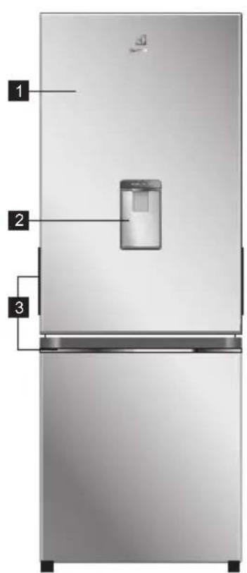 ELECTROLUX ETB2502J-A - FITUR LEMARI ES FREEZER-BAWAH - 1