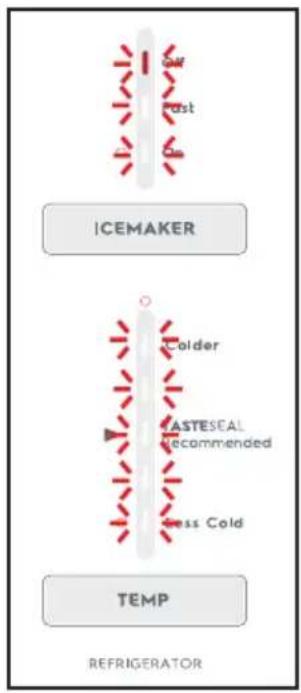 ICEMAKER Colder ASTESEAL recommended Less Cold TEMP REFRIGERATOR