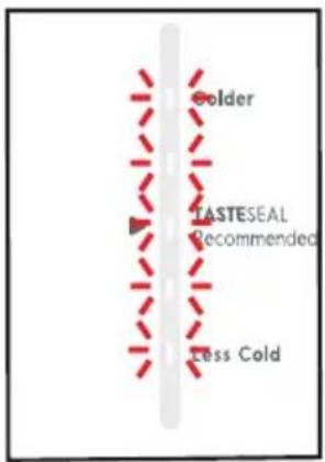 Colder TASTESEAL Recommended Less Cold