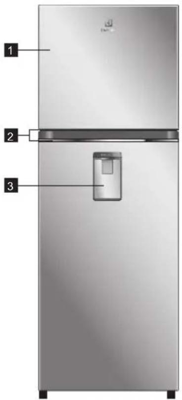ELECTROLUX ETB2502J-A - FITUR LEMARI ES FREEZER-ATAS - 1