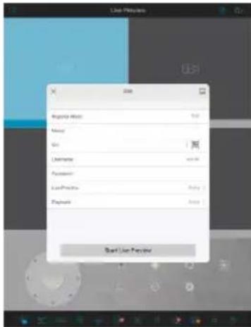 Live Picture Regulate Music Music Play Language Accessories Live Preview Playbox Start User Preview