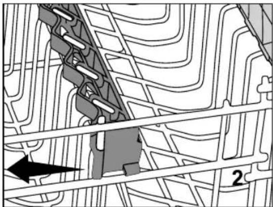 Euromaid FIDWB14 - Upper basket glass support piece - 2