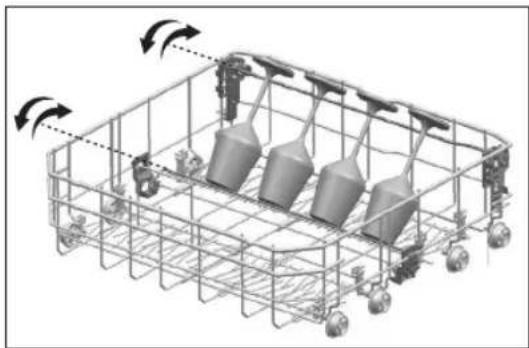 Euromaid FIDWB14 - Lower Basket Glass Holder - 1