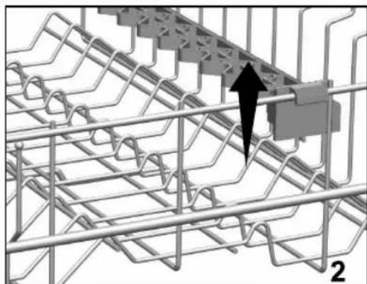 Euromaid FIDWB14 - Upper basket glass support piece - 2