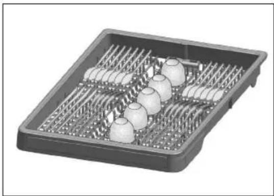 Euromaid EDWB14G - Upper cutlery basket - 1
