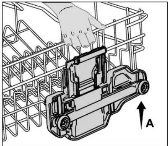 Euromaid EDWB14G - Adjusting the height of loaded upper basket - 1