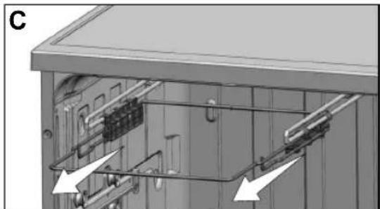 Euromaid EDWB14G - Upper cutlery basket - 4