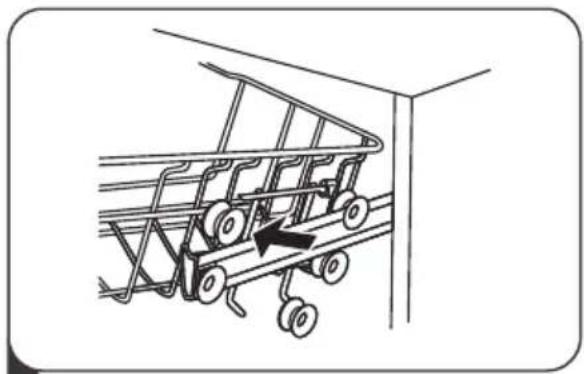 Euromaid E14DWB - Adjusting the upper basket - 2