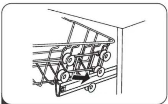 Euromaid E14DWB - Adjusting the upper basket - 3