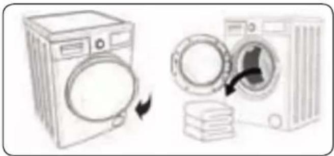 Euromaid EWD8045 - Placing Laundry Into the Machine - 1