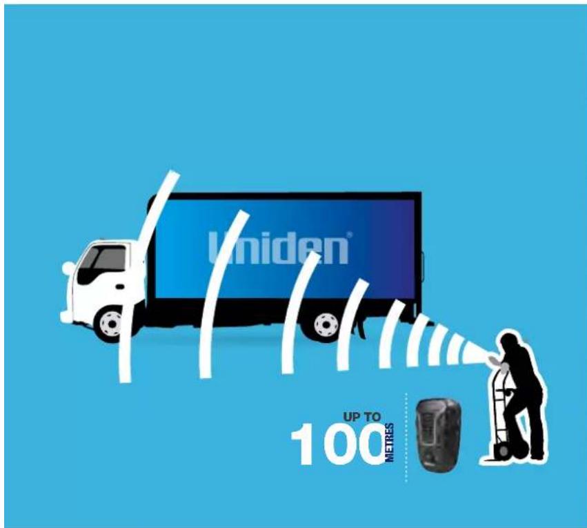 Uniden® UP TO 100 METRES
