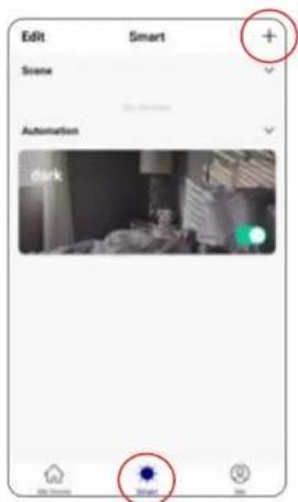 Edit Smart Scene Automation dark Smart