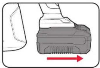 Ozito PXOSGS-018 - Removing The Battery Pack - 2