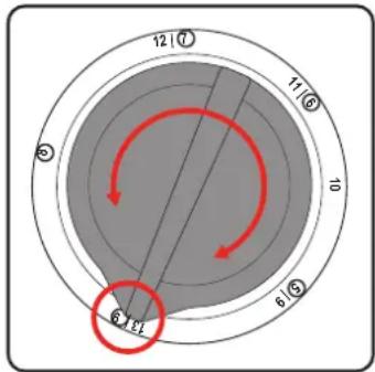 12 ⑦ 11/6 ⑤ 10 6/3 6/3