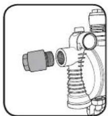 Ozito CPP-802 - Connecting to the suction inlet - 2