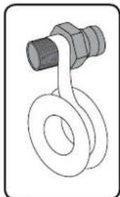 Ozito CPP-802 - Connecting to the discharge outlet - 1