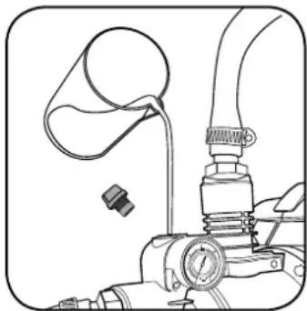 Ozito CPP-802 - Connecting to the discharge outlet - 5
