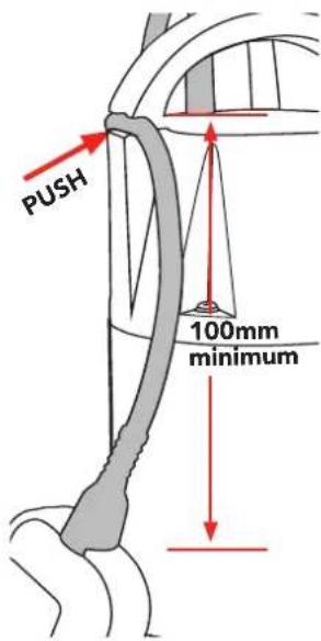 PUSH 100mm minimum