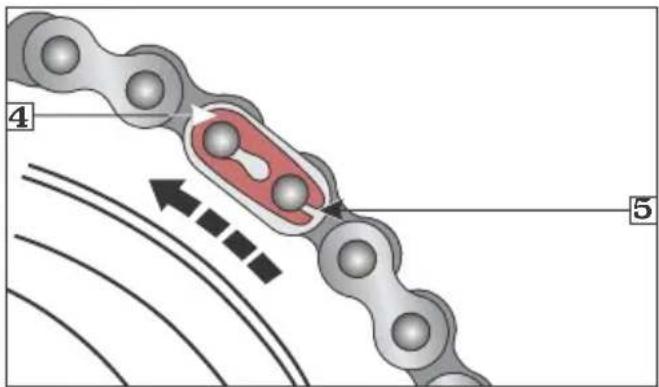 Diagram illustrating a mechanical or fluid system with labeled components and directional arrows indicating flow or movement.