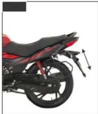 HERO Glamour (2019) - Front and rear suspension inspection - 2