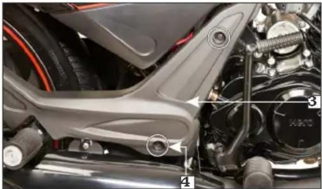 HERO Splendor iSmart + (2019) - Battery removal - 2