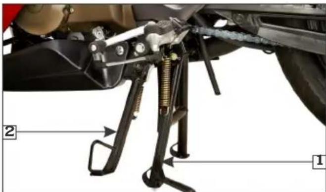 HERO Karizma ZMR (2018) - Main/Side stand lubrication - 1