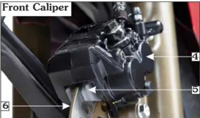 Front Caliper 4 5 6