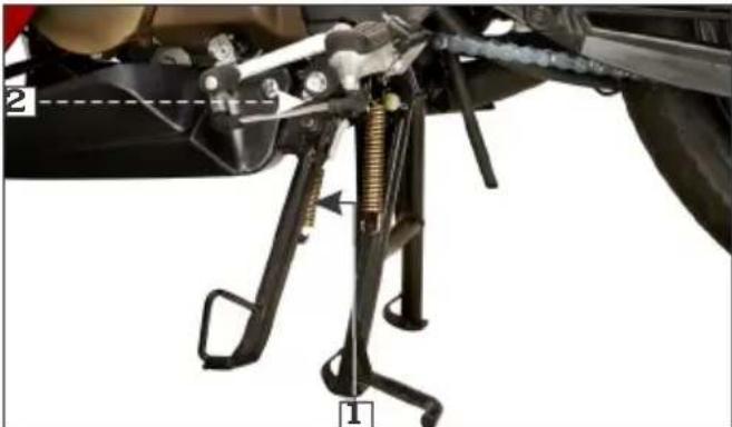 HERO Karizma ZMR (2018) - Side stand/Side stand switch - 1