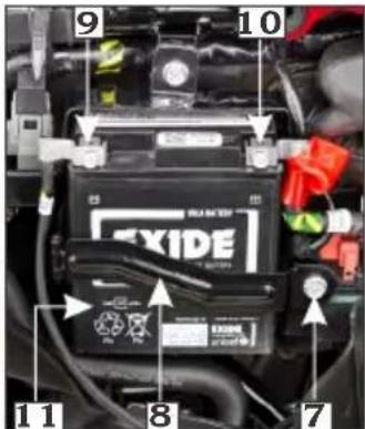 9 10 EXIDE 11 8 7